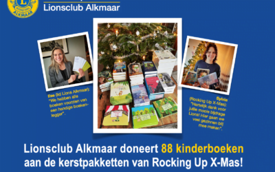 Lions Alkmaar doneert 88 kinderboeken